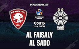 Nhận định,  Al Faisaly vs Al Sadd 3h15 ngày 12/4 (AFC Champions League 2022)