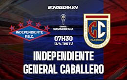 Nhận định Independiente vs General Caballero 7h30 ngày 13/4 (Copa Sudamericana 2022)