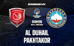 Nhận định Al-Duhail vs Pakhtakor 0h15 ngày 15/4 (Cúp C1 Châu Á 2022)