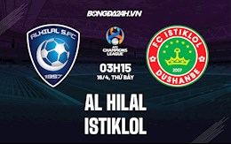 Nhận định,  Al Hilal vs Istiklol 3h15 ngày 16/4 (AFC Champions League 2022)