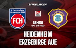 Nhận định Heidenheim vs Erzgebirge Aue 18h30 ngày 17/4 (Hạng 2 Đức 2021/22)