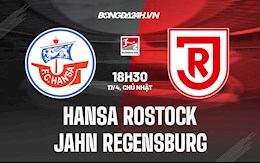 Nhận định Hansa Rostock vs Jahn Regensburg 18h30 ngày 17/4 (Hạng 2 Đức 2021/22)