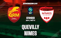 Nhận định Quevilly vs Nimes 1h00 ngày 20/4 (Hạng 2 Pháp 2021/22)
