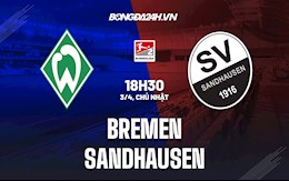 Nhận định,  Bremen vs Sandhausen 18h30 ngày 3/4 (Hạng 2 Đức 2021/22)