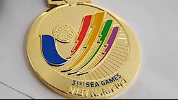 Cận cảnh huy chương vàng SEA Games 31 được mạ vàng 24K