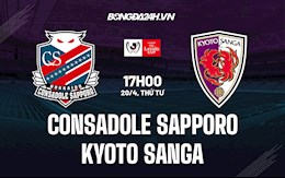Nhận định Consadole Sapporo vs Kyoto Sanga 17h00 ngày 20/4 (Cúp Liên đoàn Nhật 2022)
