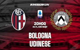 Nhận định,  Bologna vs Udinese 20h00 ngày 24/4 (Serie A 2021/22)