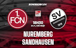 Nhận định,  Nurnberg vs Sandhausen 18h30 ngày 24/4 (Hạng 2 Đức 2021/22)