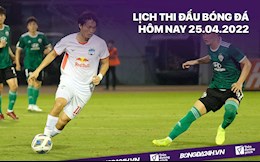Lịch thi đấu bóng đá hôm nay 25/4/2022: HAGL vs Jeonbuk