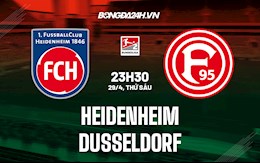 Nhận định,  Heidenheim vs Dusseldorf 23h30 ngày 29/4 (Hạng 2 Đức 2021/22)