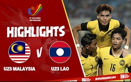 Video tổng hợp: U23 Malaysia 3-1 U23 Lào (Bảng B SEA Games 31)