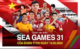 Lịch thi đấu SEA Games 31 hôm nay (13/5) của Đoàn TTVN: U23 Myanmar - U23 Việt Nam