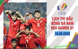 Lịch thi đấu bóng đá nam SEA Games 31 hôm nay 16/5 có những trận nào? Xem ở đâu?