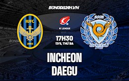 Nhận định bóng đá Incheon vs Daegu 17h30 ngày 17/5 (VĐQG Hàn Quốc 2022)