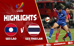 Video tổng hợp: U23 Lào 0-1 U23 Thái Lan (Bảng B SEA Games 31)