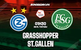 Nhận định,  Grasshopper vs St.Gallen 1h30 ngày 20/5 (VĐQG Thụy Sĩ 2021/22)