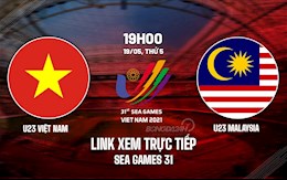 Trực tiếp VTV6 bóng đá U23 Việt Nam vs U23 Malaysia SEA Games 31