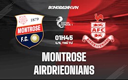 Nhận định,  Montrose vs Airdrieonians 1h45 ngày 4/5 (Hạng 2 Scotland 2021/22)