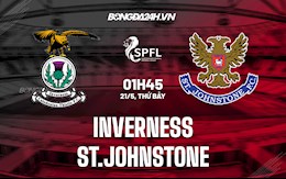 Nhận định,  Inverness vs St.Johnstone 1h45 ngày 21/5 (Hạng 2 Scotland 2021/22)