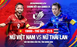 Nhận định nữ Việt Nam vs nữ Thái Lan 19h00 ngày 21/5 (SEA Games 31)