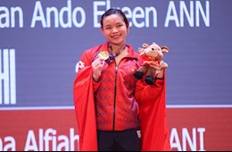 Hồng Thanh phá 3 kỷ lục SEA Games, bảo vệ thành công HCV hạng cân 64kg