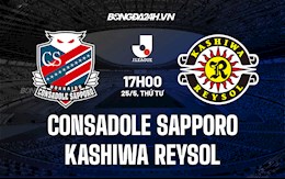 Nhận định Consadole Sapporo vs Kashiwa Reysol 17h00 ngày 25/5 (VĐQG Nhật Bản 2022)