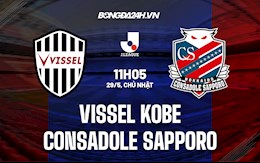 Nhận định Vissel Kobe vs Consadole Sapporo 11h05 ngày 29/5 (VĐQG Nhật Bản 2022)