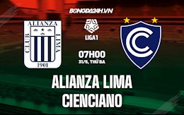 Nhận định,  Alianza Lima vs Cienciano 7h00 ngày 31/5 (VĐQG Peru 2022)