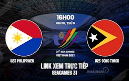 Trực tiếp VTV6 U23 Philippines vs U23 Đông Timor bóng đá SEA Games 31