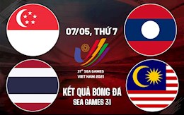 Kết quả SEA Games 31 hôm nay 07/05: U23 Thái Lan vs U23 Malaysia