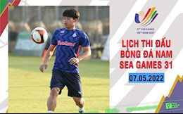 Lịch thi đấu bóng đá nam SEA Games 31 hôm nay 7/5 có những trận nào? Xem ở đâu?