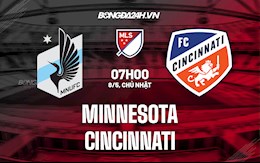 Nhận định bóng đá Minnesota vs Cincinnati 7h00 ngày 8/5 (Nhà Nghề Mỹ 2022)