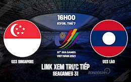 Link xem trực tiếp U23 Singapore vs U23 Lào VTV6 bóng đá SEA Games 31