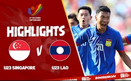 Video tổng hợp: U23 Singapore 2-2 U23 Lào (Bảng B SEA Games 31)