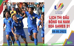Lịch thi đấu bóng đá nam SEA Games 31 hôm nay 9/5 có những trận nào? Xem ở đâu?