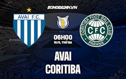 Nhận định,  Avai vs Coritiba 6h00 ngày 10/5 (VĐQG Brazil 2022)