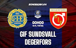 Nhận định GIF Sundsvall vs Degerfors 0h00 ngày 10/5 (VĐQG Thụy Điển 2022)