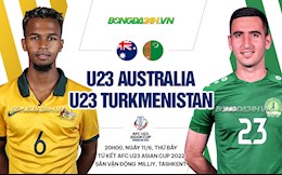 Nhận định U23 Australia vs U23 Turkmenistan 20h00 ngày 11/6 (VCK U23 châu Á 2022)