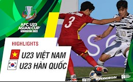 Video tổng hợp: U23 Việt Nam 1-1 U23 Hàn Quốc (Bảng C U23 châu Á 2022)