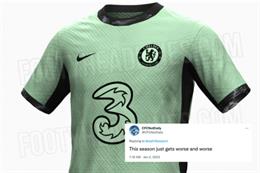 Rò rỉ áo đấu của Chelsea ở mùa giải tới