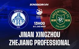 Nhận định Jinan Xingzhou vs Zhejiang Professional 13h00 ngày 8/1 (Cúp Quốc Gia Trung Quốc 2022)