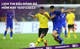 Lịch thi đấu bóng đá hôm nay 10/1/2023: Thái Lan vs Malaysia