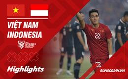 Video Việt Nam vs Indonesia AFF Cup 2022: Hùng Dũng kiến tạo Tiến Linh lập cú đúp