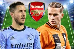 Đội hình Arsenal khi có thêm Eden Hazard và Mykhailo Mudryk