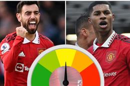 Chấm điểm cầu thủ MU trước Man City: Casemiro, Fred và Rashford xuất sắc nhất