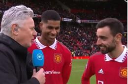 Phản ứng của Rashford và Bruno về bàn thắng gây tranh cãi trước Man City