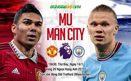 MU "trả thù" thành công Man City trong trận derby gây tranh cãi