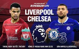 Nhận định Liverpool vs Chelsea (19h30 ngày 21/1): Những người cùng khổ