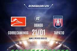 Nhận định Correcaminos vs Tapatio 6h00 ngày 21/1 (Hạng 2 Mexico 2023)