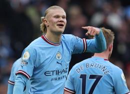 Haaland tiếp tục xô đổ hàng loạt kỉ lục sau cú hattrick vào lưới Wolves